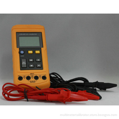 Multifunction Portable Thermocouple Rtd Calibrators Instruments With Simulate Tc Output